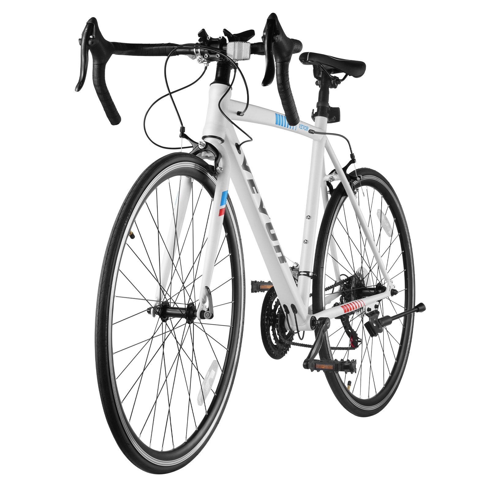 VEVOR Road Bike Racing Bicycle 700C Shimano 21 Speeds Carbon Steel Caliper Brake 