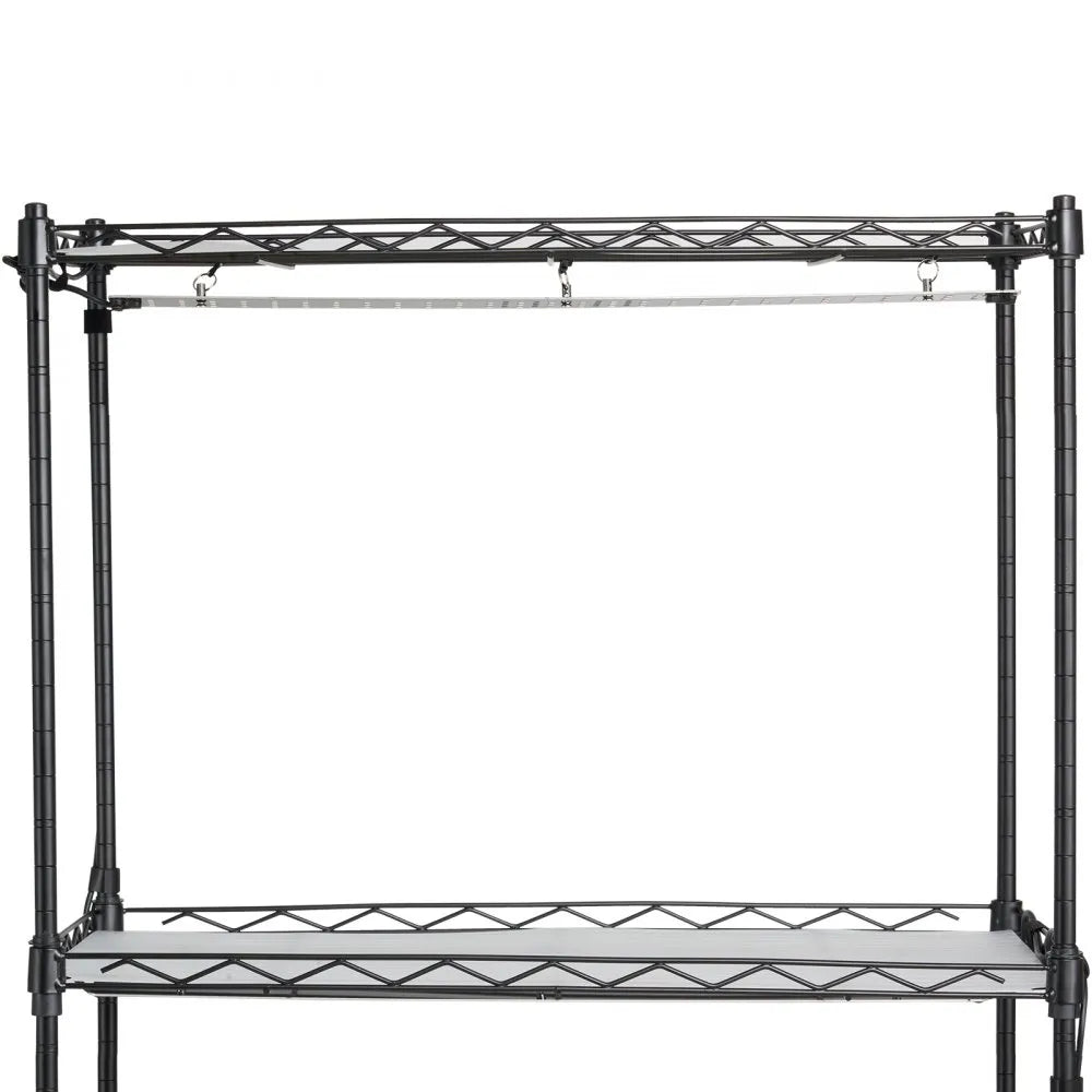 VEVOR Plant Stand with Grow Lights 4 Tiers 45W 49.8" Tall Plant Grow Shelf