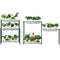 VEVOR DIY Plant Stand with Grow Lights 6 Tiers 192W 70.9