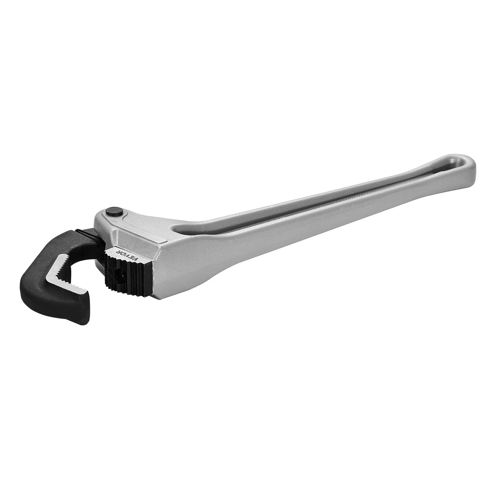 VEVOR Aluminum Straight Pipe Wrench 18 in Automatic Jaw Adjustment 60CRV Jaw