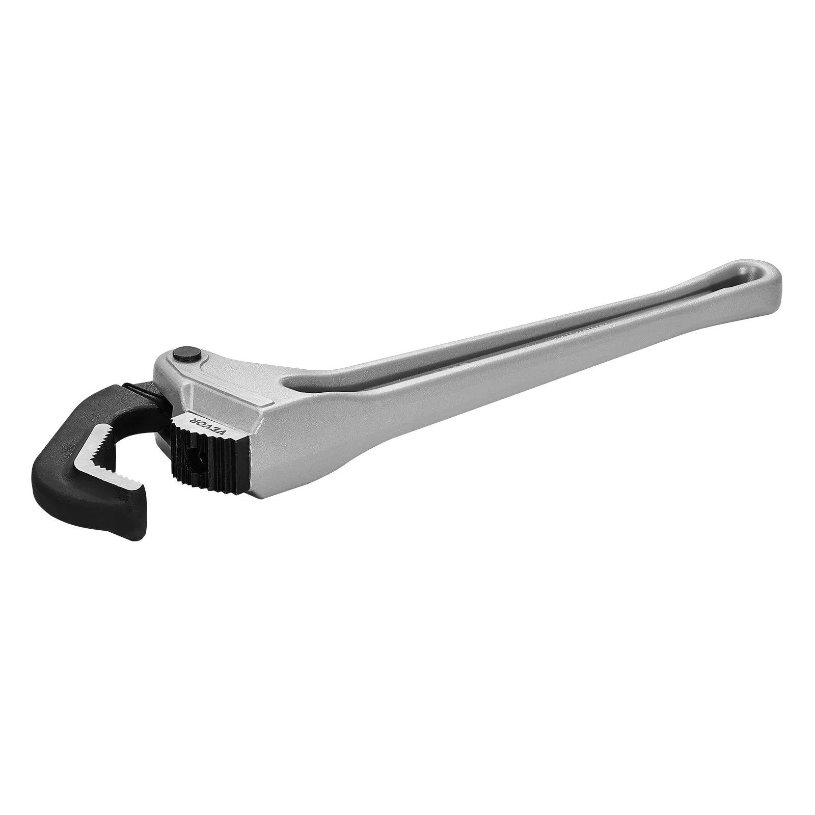 VEVOR Aluminum Straight Pipe Wrench 18 in Automatic Jaw Adjustment 60CRV Jaw