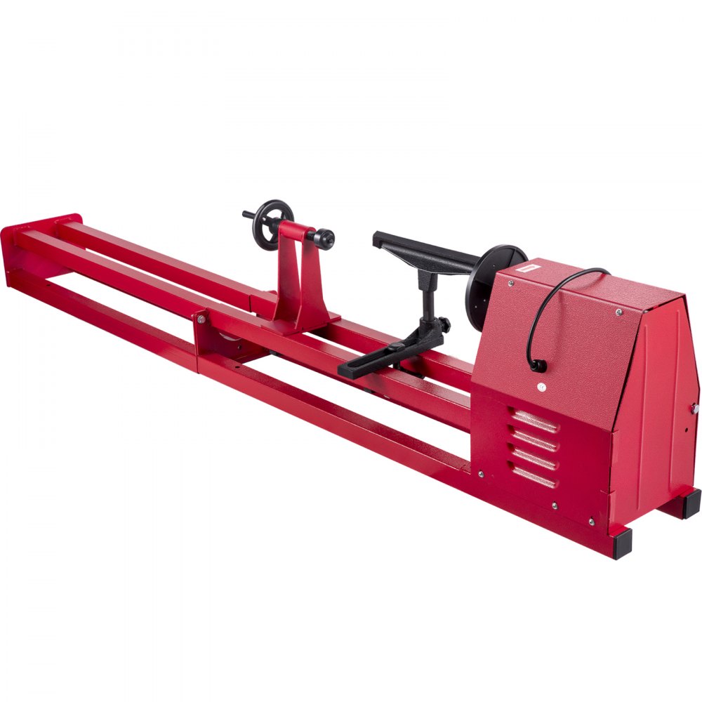 VEVOR Wood Lathe, 14 x 40" Power Lathes, 1 HP Wood Lathe Machine, 1 Phase Benchtop Lathe, Excelsior Wood Lathe, 1100,1600,2300,3400 Rpm Power Wood Lathes with 3 Chisels 3 Wrenches and Accessories 