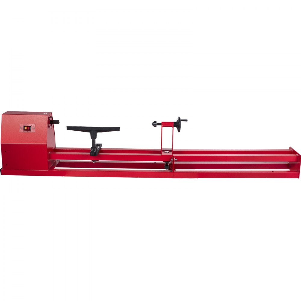 VEVOR Wood Lathe, 14 x 40" Power Lathes, 1 HP Wood Lathe Machine, 1 Phase Benchtop Lathe, Excelsior Wood Lathe, 1100,1600,2300,3400 Rpm Power Wood Lathes with 3 Chisels 3 Wrenches and Accessories 