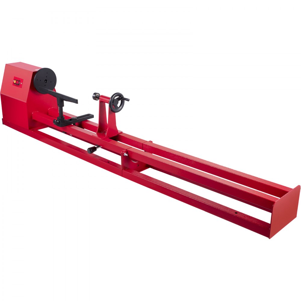 VEVOR Wood Lathe, 14 x 40" Power Lathes, 1 HP Wood Lathe Machine, 1 Phase Benchtop Lathe, Excelsior Wood Lathe, 1100,1600,2300,3400 Rpm Power Wood Lathes with 3 Chisels 3 Wrenches and Accessories 