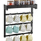 VEVOR Coffee Mug Holder Wall Mounted w/ 12 Movable Hooks and Top Shelf Cup Rack