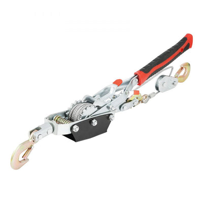 VEVOR Come Along Winch, 4 Ton (8,818 lbs) Pulling Capacity, 10 ft Steel Cable, 3 Hooks, Heavy Duty Ratchet Power Puller Tool with Dual Gears, Automotive Hoist Cable Puller Ideal for Vehicle Rescue 