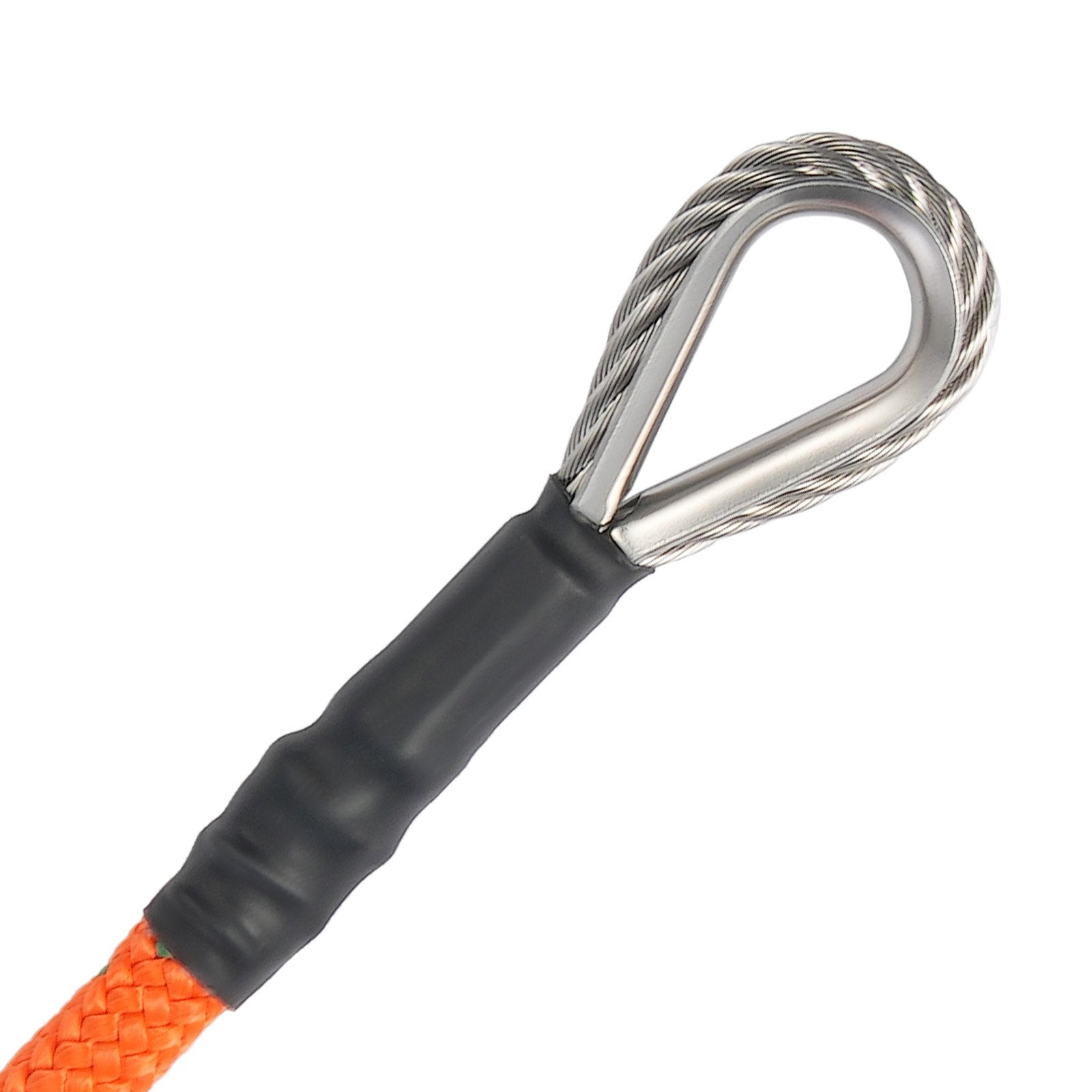 VEVOR 12.7mm Steel Core Flipline 16ft(4.8m) Arborist Flipline for Fall Protection 