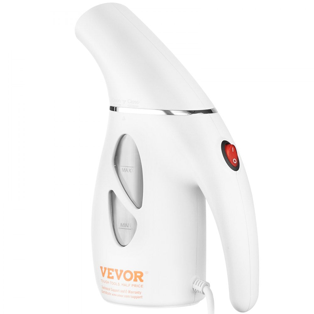 VEVOR Portable Handheld Fabric Steamer, 900W Quick Heat Steamer for Clothes, Wrinkle Remover Clothing Iron Intelligent Controller & Auto-Off & Large Detachable Water Tank, With Gloves 