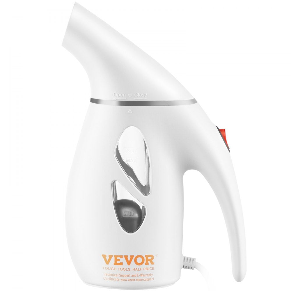 VEVOR Portable Handheld Fabric Steamer, 900W Quick Heat Steamer for Clothes, Wrinkle Remover Clothing Iron Intelligent Controller & Auto-Off & Large Detachable Water Tank, With Gloves 