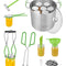 VEVOR Canning Supplies Starter Kit 9 PCS Stainless Steel Water Bath Canning Set