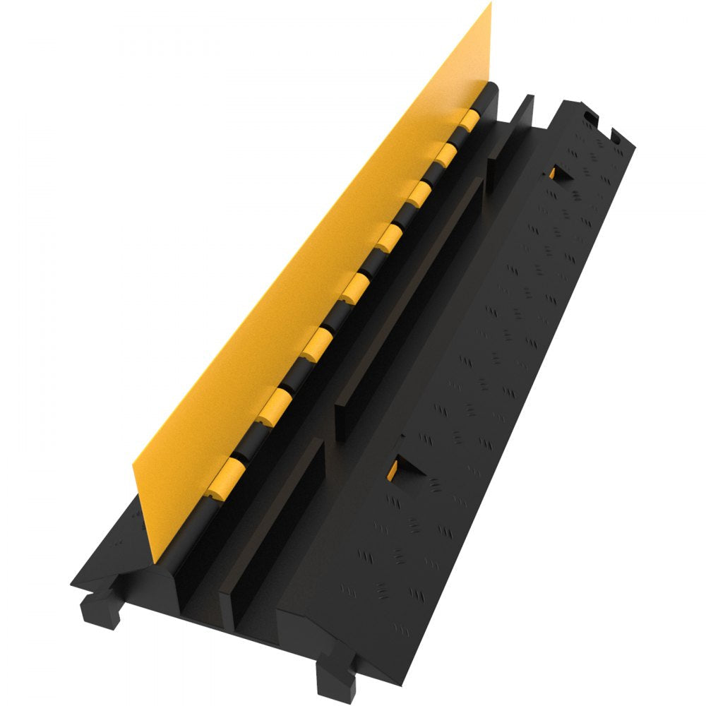 5PCS Dual-Channel Cable Protector Cover 22000LB Capacity Heavy-Duty 