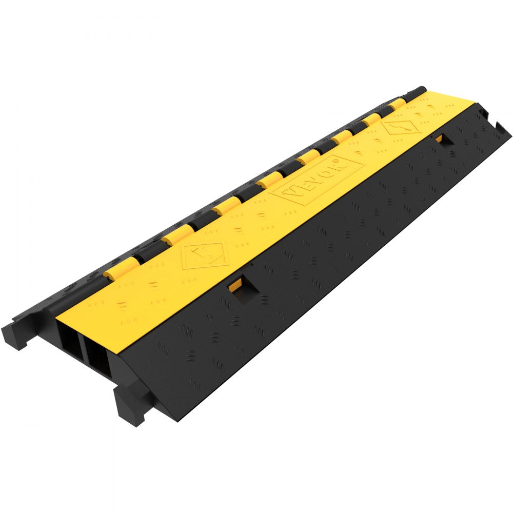 5PCS Dual-Channel Cable Protector Cover 22000LB Capacity Heavy-Duty 