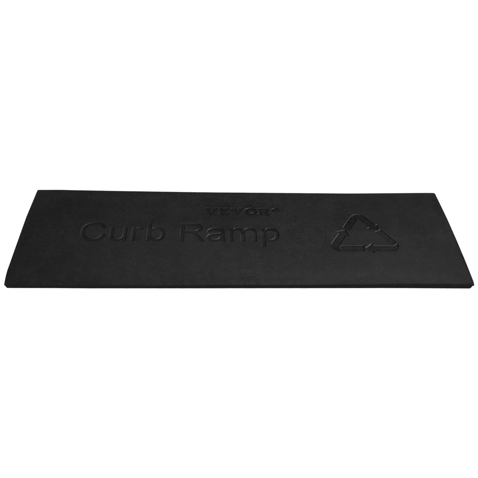 VEVOR Curb Ramp, 1 Pack Rubber Driveway Ramps, Heavy Duty 32000 lbs Weight Capacity Threshold Ramp, 2.6 inch High Curbside Bridge Ramps for Loading Dock Garage Sidewalk? Expandable Full Ramp Set 