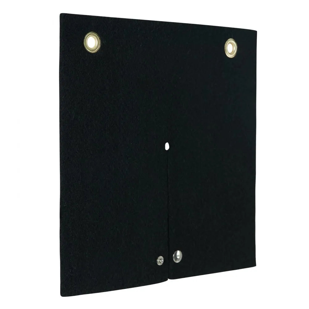 VEVOR Welding Blanket, 12" x 12" Carbon Fiber Heat Shield Welding Mat, Up To 1800°F Heat Resistant, Flame Protector Pad Plumbing Hole Propane Torch, Soldering Pad with Metal Grommets for Copper Pipe