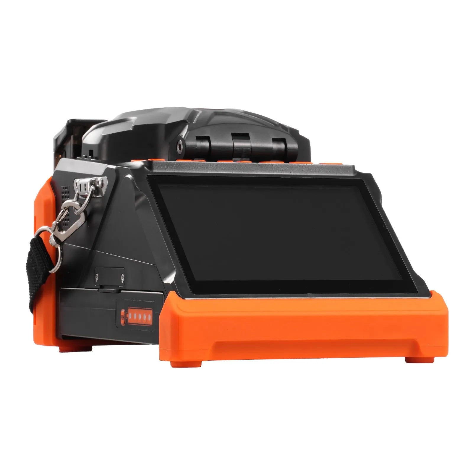 VEVOR Fiber Fusion Splicer 6 Motors, Core & Clad Alignment Fibers Optic Splicer with 6s Fast Splicing and 13s Heating, 5" Touch Screen, 3 in 1 Fiber Holder, 7800mAh Battery for SM MM DS NZDS Fibers 