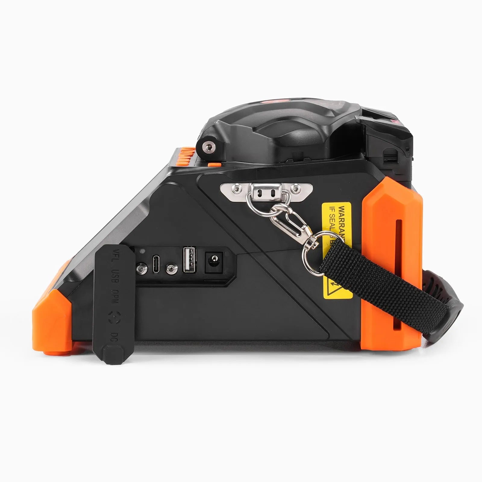 VEVOR Fiber Fusion Splicer 6 Motors, Core & Clad Alignment Fibers Optic Splicer with 6s Fast Splicing and 13s Heating, 5" Touch Screen, 3 in 1 Fiber Holder, 7800mAh Battery for SM MM DS NZDS Fibers 