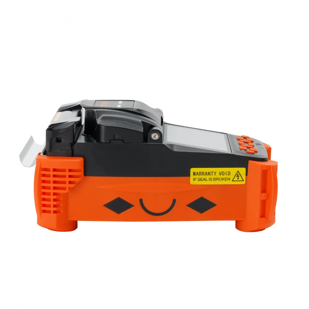 VEVOR Fiber Fusion Splicer 4 Motors, Clad Alignment Fiber Optic Fusion Splicer Kit w/ 4" Digital LCD Screen, 3 in 1 Optical Fiber Holder, Auto Focus Optical Fiber Cleaver Kit 9s Splicing 9-25s Heating 