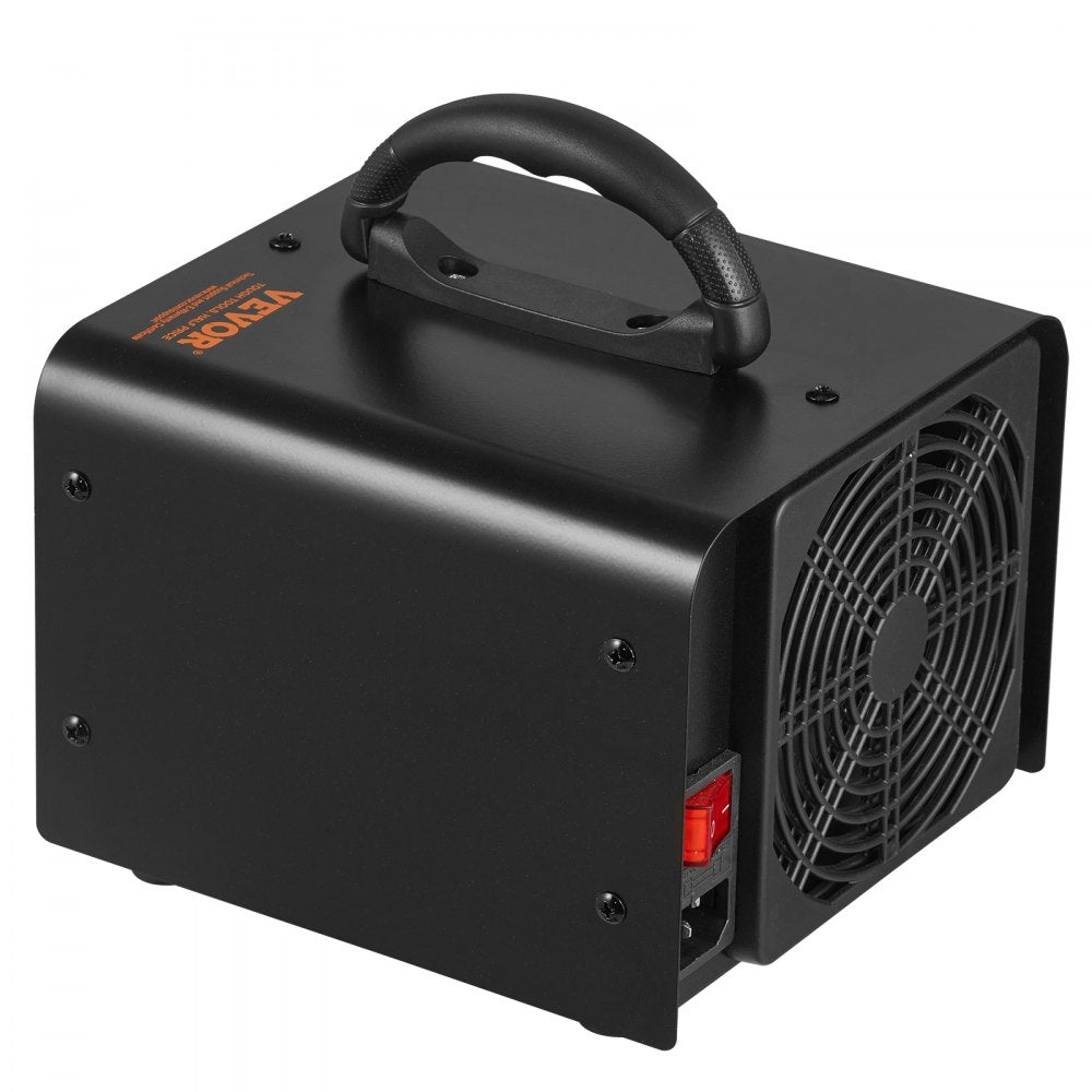 VEVOR Ozone Generator, 24000mg/h Ozone Machine Odor Remover, High Capacity Commercial/Industrial Ozone Generator Machine, Home Air Ionizers Deodorizer with 0-120 min Time Setting for Rooms, Cars, Pets 