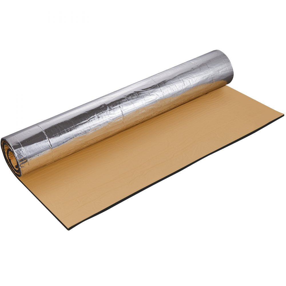 VEVOR Car Sound Deadening Mat, 400 mil 16 sqft Automotive Sound Deadener, High Density Foam Sound Deadener Material & Heat Barrier, Double Layer Waterproof Structure Acoustic Insulation Mat 