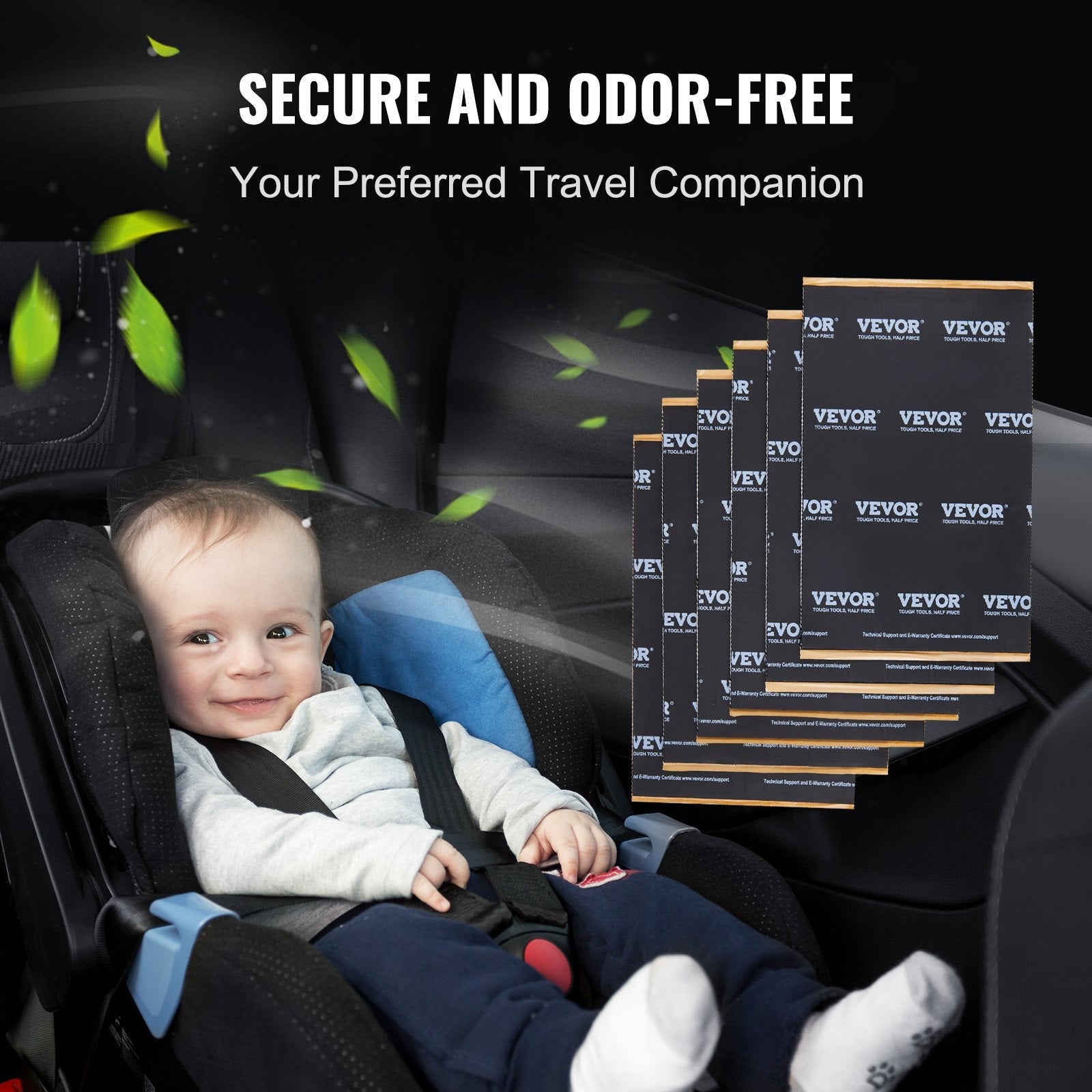 VEVOR Car Sound Deadening Mat, 200 mil 25 sqft Car Sound Dampening Material, Butyl Automotive Sound Deadener, Noise Insulation and Vibration Dampening Material for Car 