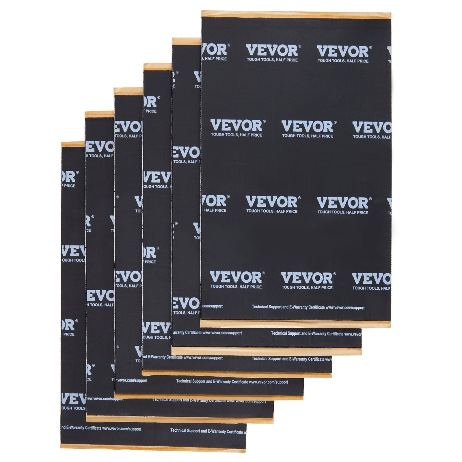 VEVOR Car Sound Deadening Mat, 200 mil 25 sqft Car Sound Dampening Material, Butyl Automotive Sound Deadener, Noise Insulation and Vibration Dampening Material for Car 