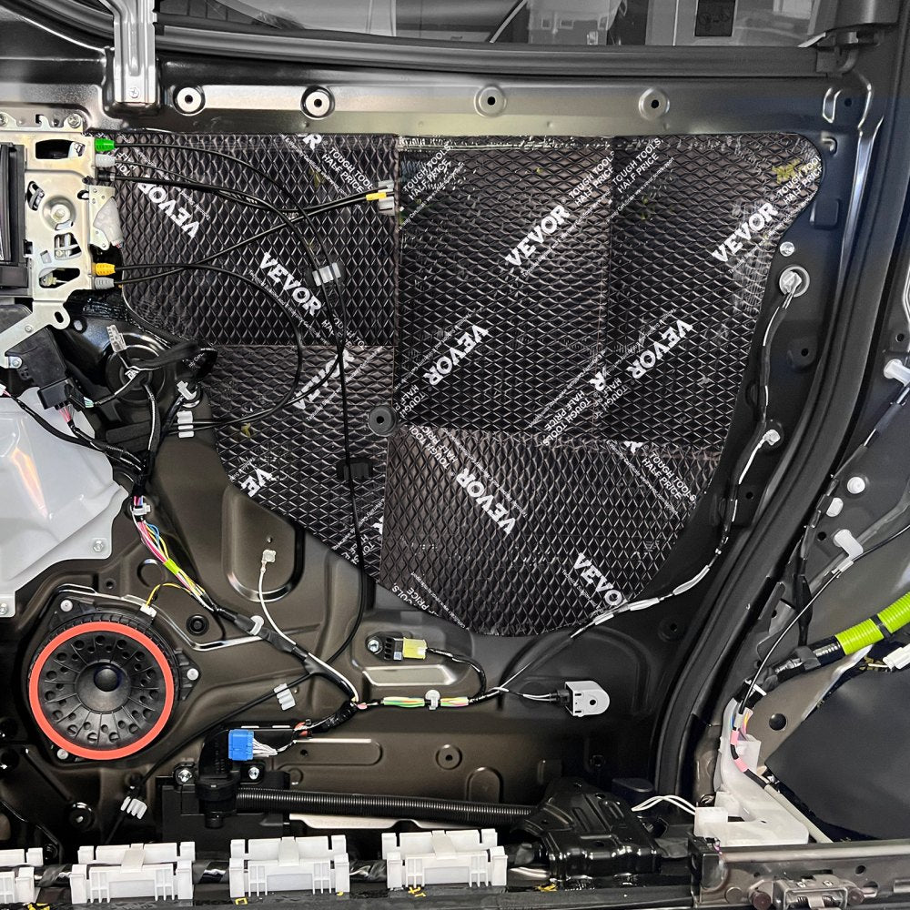 VEVOR Car Sound Deadening Mat, 80 mil 10 sqft Car Sound Dampening Material, Butyl Automotive Sound Deadener, Noise Insulation and Vibration Dampening Material for Car 