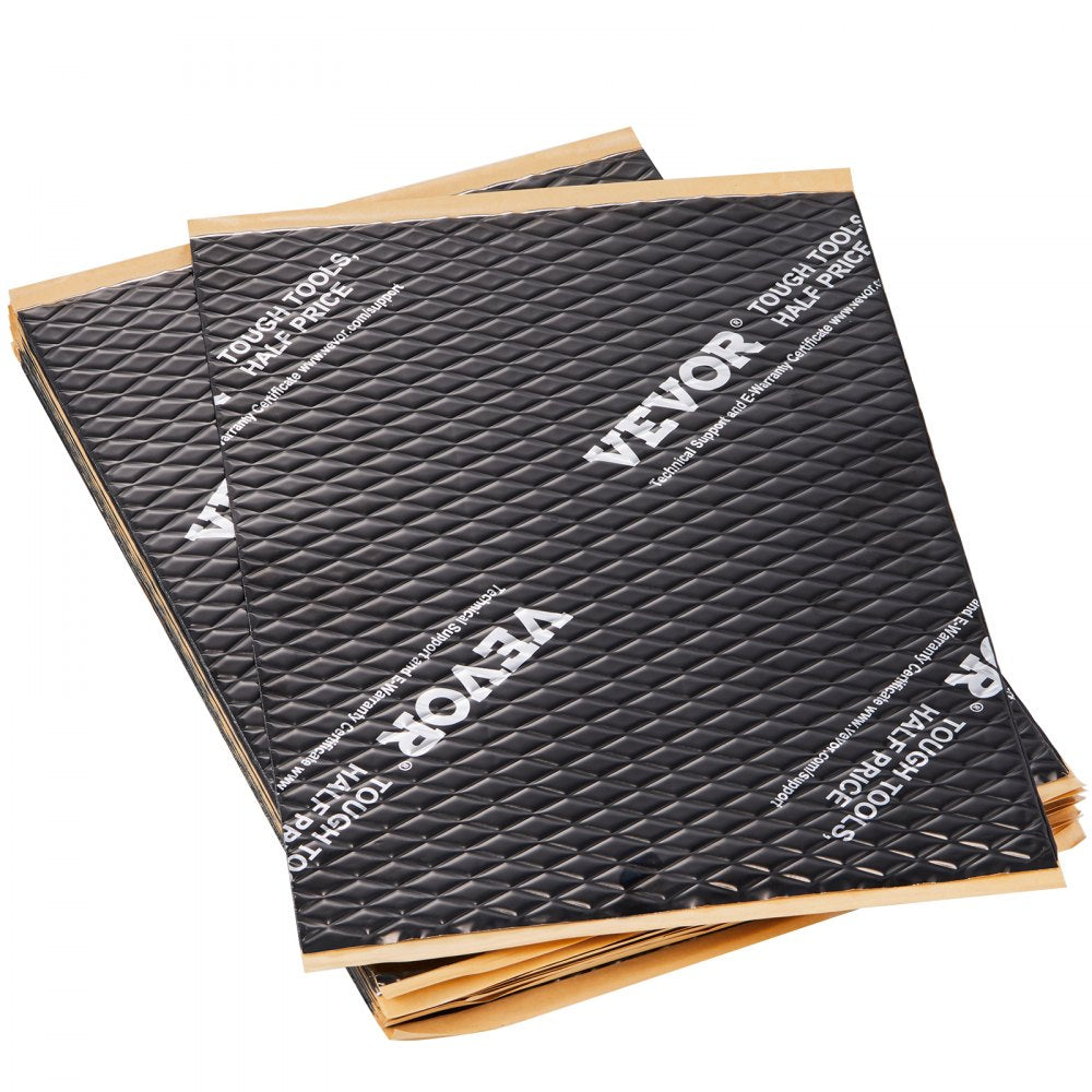 VEVOR Car Sound Deadening Mat, 80 mil 10 sqft Car Sound Dampening Material, Butyl Automotive Sound Deadener, Noise Insulation and Vibration Dampening Material for Car 