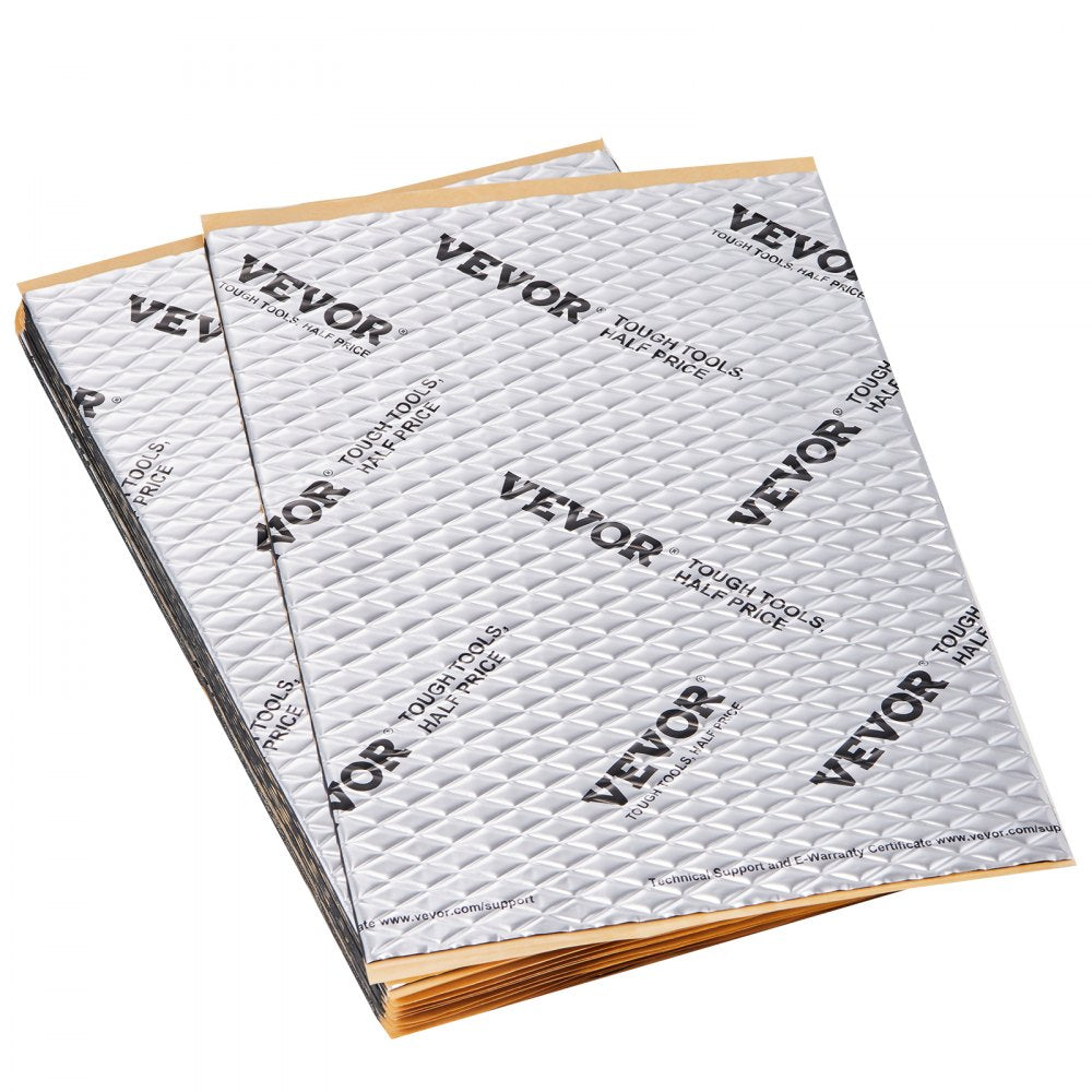 VEVOR Car Sound Deadening Mat, 80 mil 36 sqft Car Sound Dampening Material, Butyl Automotive Sound Deadener, Noise Insulation and Vibration Dampening Material for Car 