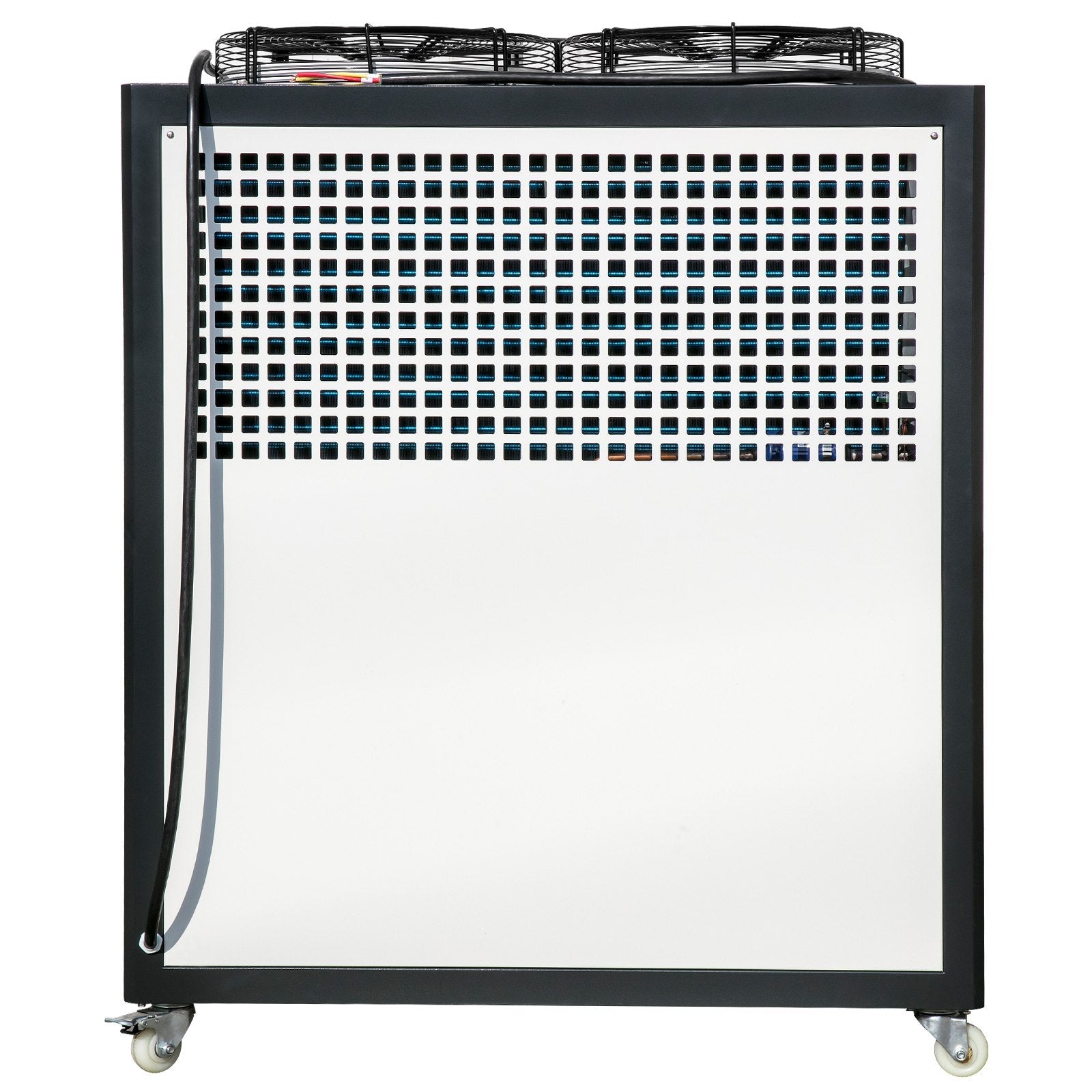 VEVOR Industrial Water Chiller, 9.4HP 16 Gal Air-Cooled Industrial Water Chiller, 15,100 Kcal/h Cooling Capacity with Finned Condenser Micro-Computer Control 60L Water Tank, for Cooling Water 