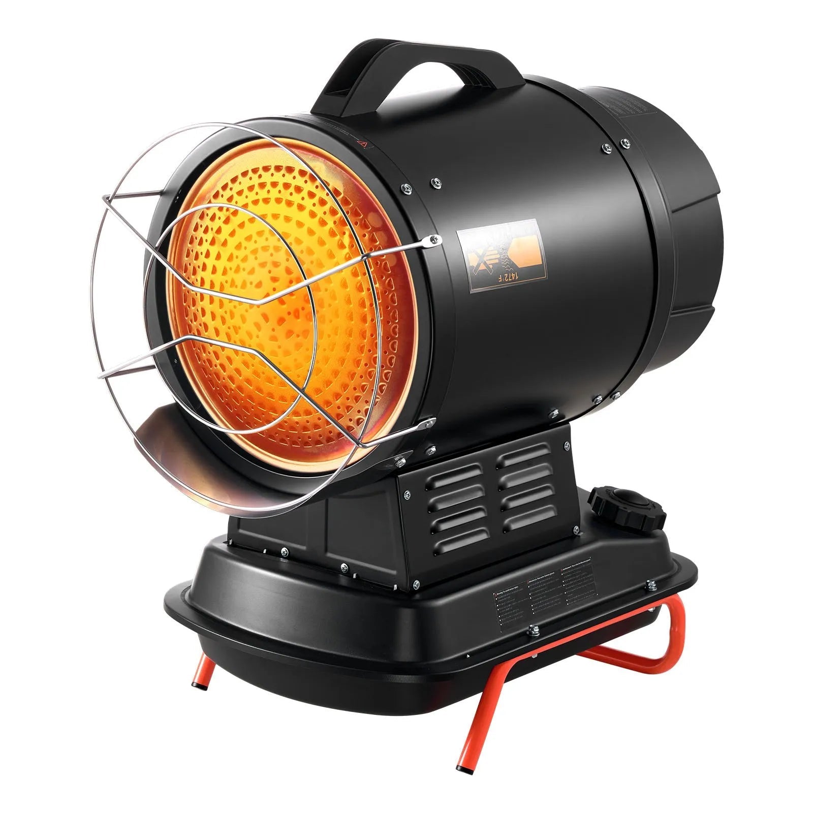 VEVOR 70,000 BTU Radiant Kerosene Diesel Heater – Portable Industrial Space Heater with Adjustable Temperature & Handle for Garage, Jobsite, Workshop, and Warehouse Heating 
