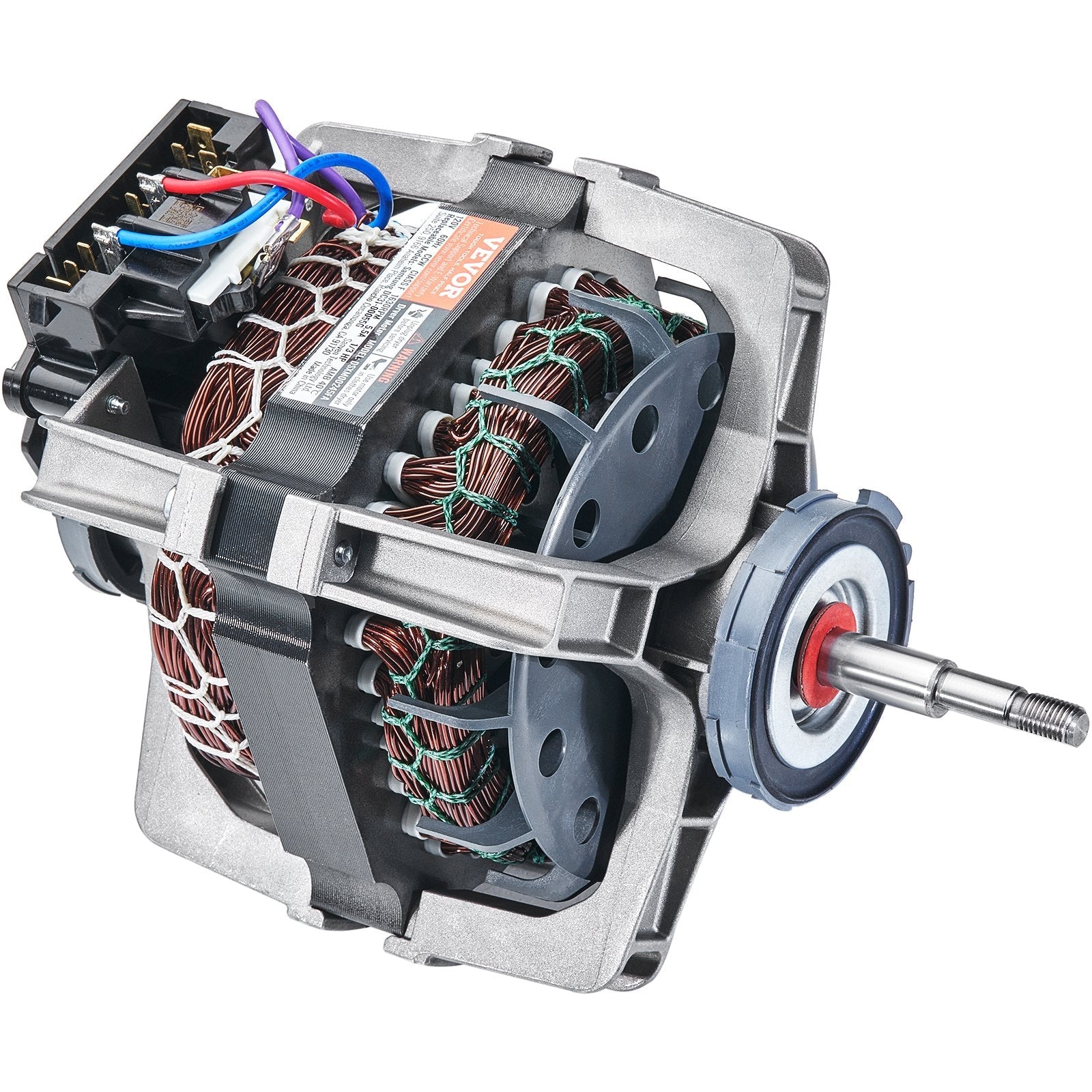 VEVOR DC31-00055G Dryer Drive Motor, 1/3HP, 1630RPM, Compatible with Samsung Kenmore, Replacement for 40299032011, 40299032012, 59289622, DV330AGB, DV331AEW, DV350AER, DV350AGR 