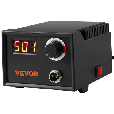 VEVOR Wood Burning Kit, 200~700°C Adjustable Temperature with Display, Wood Burner with 1 Pyrography Pen, 23 Wire Nibs, 1 Pen Holder, 4 Wood Chip, 1 Screwdriver, 1 Tweezers, 1 Craft Knife,1 Sponge 