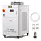 VEVOR Industrial Water Chiller, CW6000, 1500W Industrial Water Cooler Cooling System with Compressor 15L Water Tank Capacity 65 L/min Max Flow Rate, for CO2 Laser Engraving Machine Cooling Machine