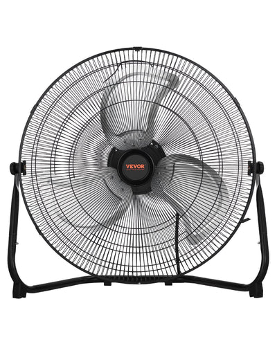 VEVOR 18 In Floor Fan 3 Speed 360° Adjustable Tilt High-Velocity Industrial Fan 