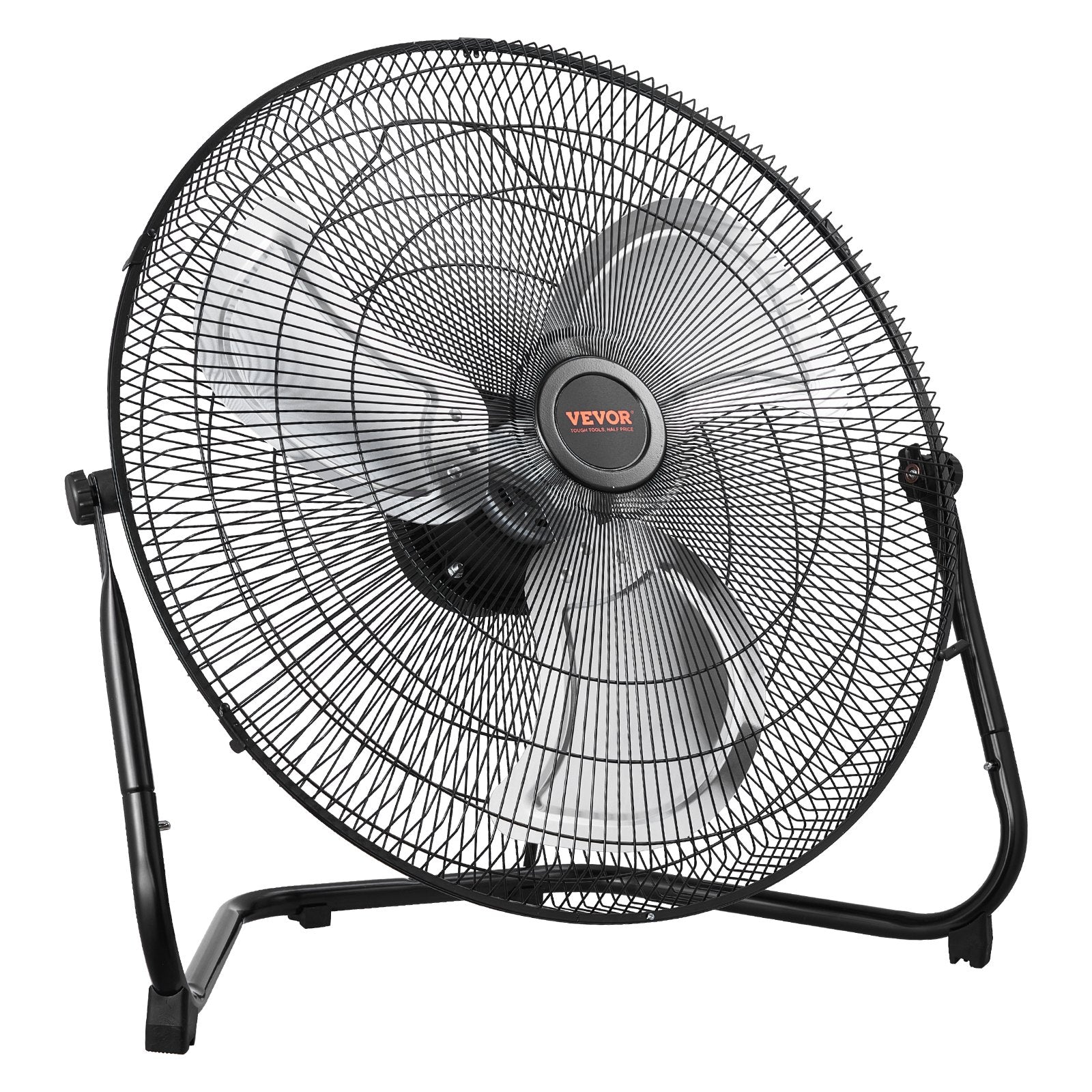 VEVOR 18 In Floor Fan 3 Speed 360° Adjustable Tilt High-Velocity Industrial Fan 