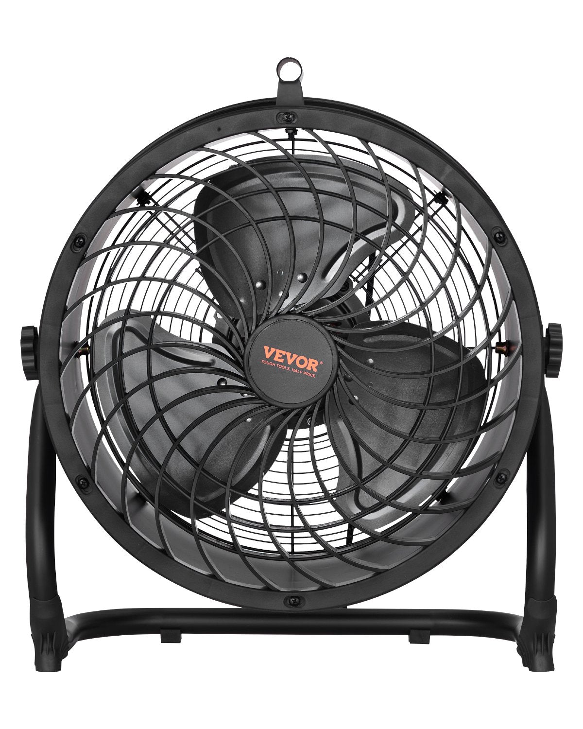 VEVOR 14 In Floor Fan 3 Speed 360° Adjustable Tilt High-Velocity Industrial Fan 