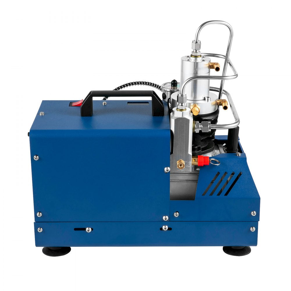 VEVOR High Pressure Compressor, 4500PSI/30MPA/300BAR High Pressure Air Compressor, 1800W 110V Automatic Stop Air Rifle Compressor Suitable for Paintball Air Rifle, PCP Rifle, Air Pistol, Diving Bottle 
