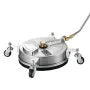 13" Stainless Steel Pressure Washer Surface Cleaner with Wheels