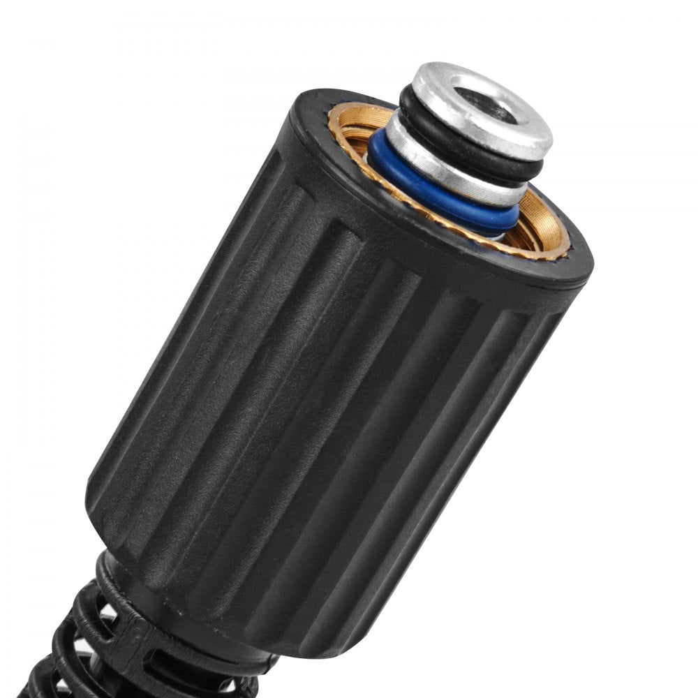 VEVOR Pressure Washer Hose, 25 FT, 1/4" Kink Free M22-14mm Brass Thread Replacement For Most Brand Pressure Washers, 3/4'' Bending Radius, 3600 PSI Heavy Duty Power Washer Extension Replacement Hose 