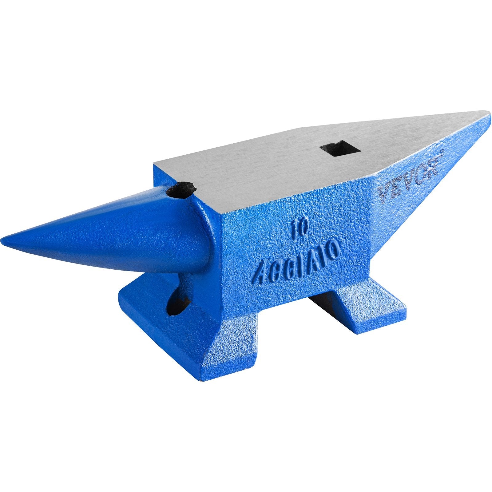 Steel Anvil Blacksmith 22LBS (10KG) Forged Steel W/ Round And Square Hole 