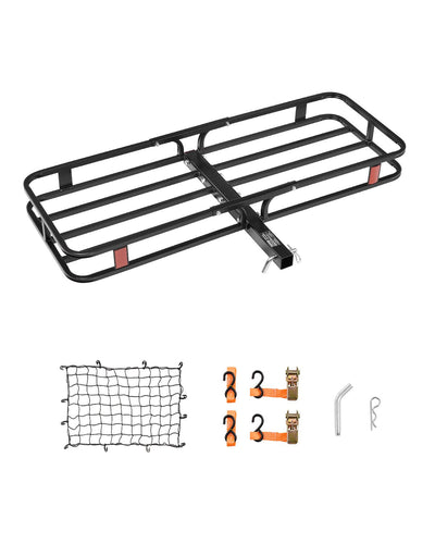 VEVOR 500 lbs Hitch Cargo Carrier Folding Hitch Cargo Carrier with Cargo Net 