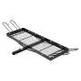 VEVOR 2-in-1 Hitch Cargo Carrier with Bike Rack – 62" x 20" Hitch Mount Cargo Basket, Holds 2 Bikes, 500 lb Capacity
