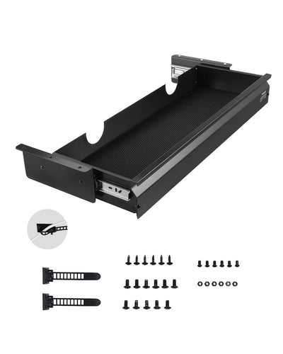 VEVOR 26" Under Desk Drawer Organizer Slide-out Drawer Space Saver Home Office 