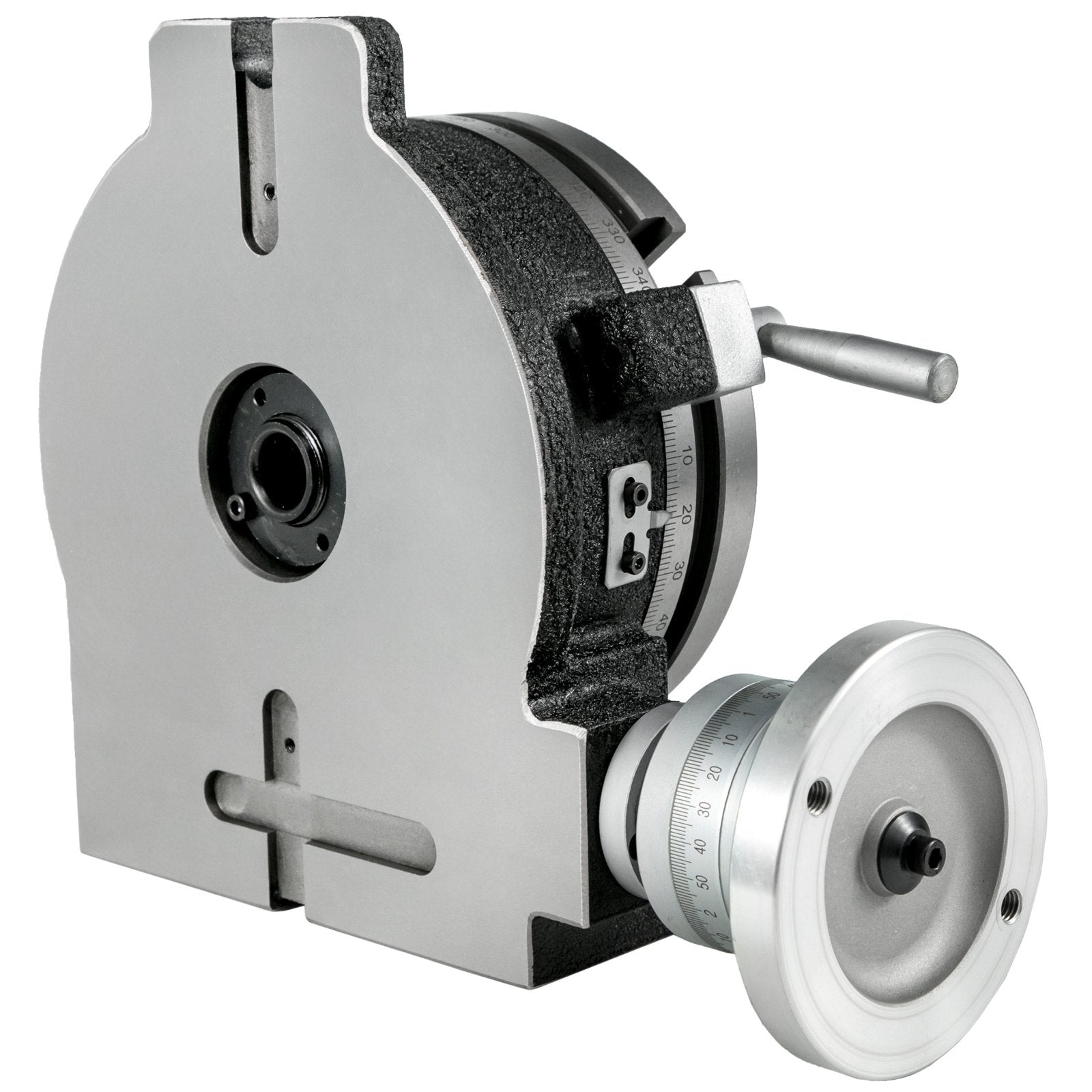 VEVOR Rotary Table 8 Inch/200 MM Horizontal Vertical Rotary Table 3-Slot Rotary Table for Milling Machine MT-3 Rotary Table for Milling 360 Degrees Precision Rotary Table 