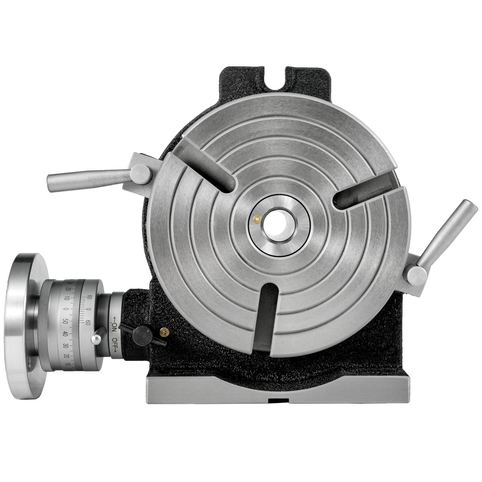 VEVOR Rotary Table 8 Inch/200 MM Horizontal Vertical Rotary Table 3-Slot Rotary Table for Milling Machine MT-3 Rotary Table for Milling 360 Degrees Precision Rotary Table 