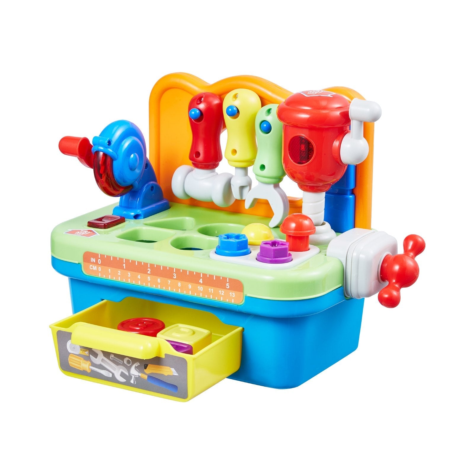 VEVOR Musical Workbench for Toddler 2 Years+ Toy Musical Learning Workbench 