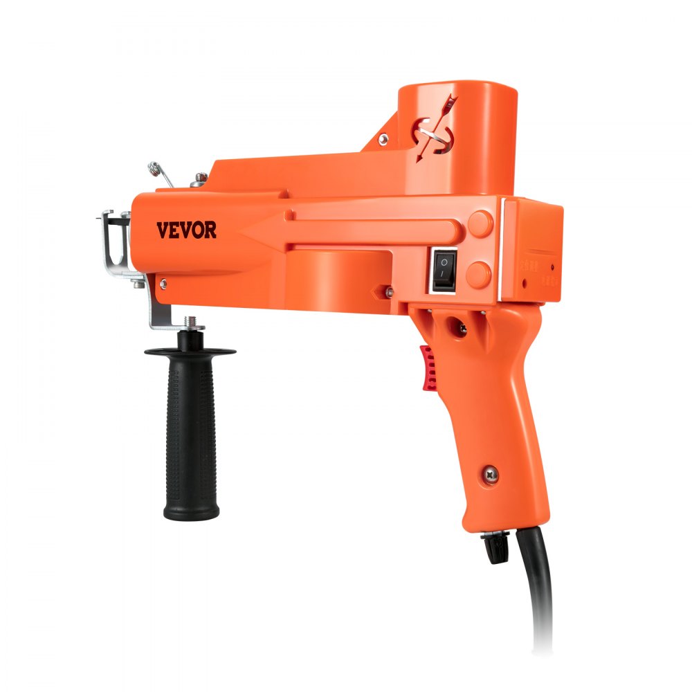 VEVOR Tufting Gun, 2 in 1 Cut & Loop Pile, Electric Carpet Weaving Flocking Machine, Rug Machines Starter Kit, 7-27 Stitches/sec High Speed Rug Making Tools, 4-25 mm Adjustable Height, 110V 