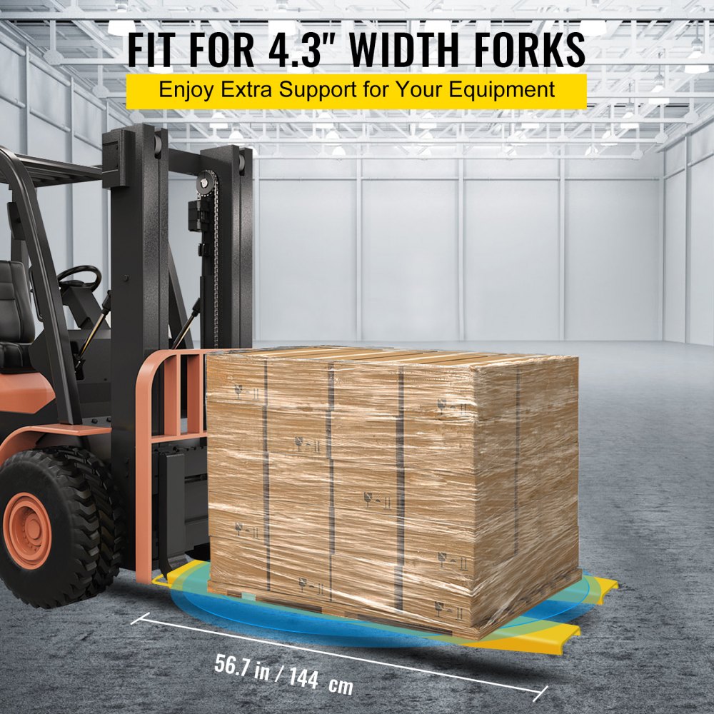VEVOR Pallet Forks Extensions Steel Pallet Forks 60 x 4.5 Inch Heavy Duty Pallet Forks 152cm Length Forks Extensions for Forklift Lift Truck(60 x 4.5 Inch) 