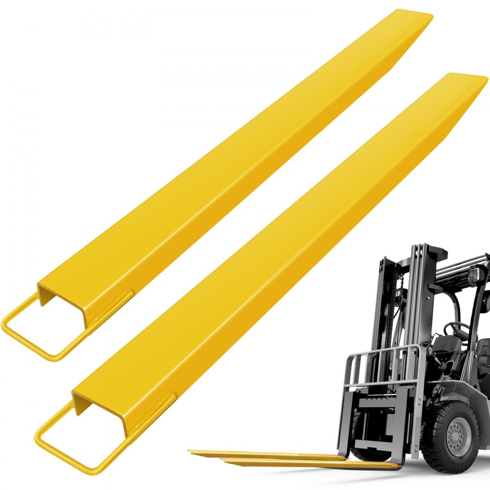 VEVOR Pallet Forks Extensions Steel Pallet Forks 60 x 4.5 Inch Heavy Duty Pallet Forks 152cm Length Forks Extensions for Forklift Lift Truck(60 x 4.5 Inch) 