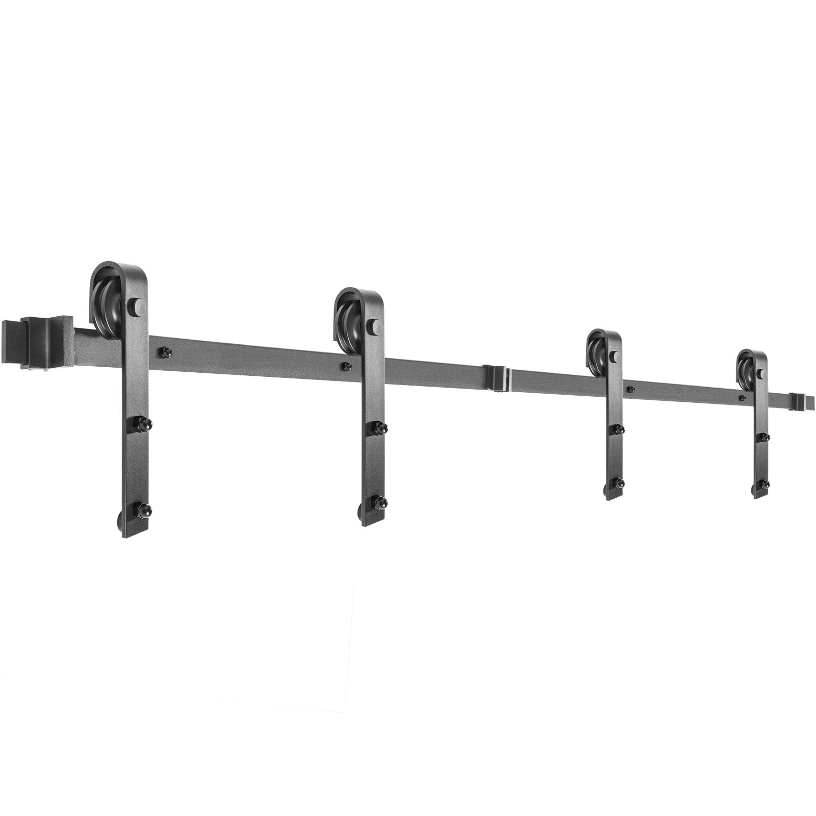 VEVOR Sliding Barn Door Hardware Kit, 13FT Barn Door Kit, 330LBS Load-Bearing Double Barn Door Hardware Kit, Carbon Steel Barn Door Track, Darn Door for 1.37-1.77\" Thickness & 6.5FT Wide Door Panel? 